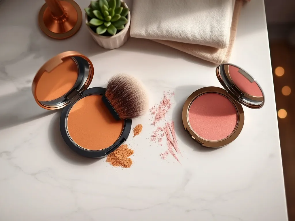 Gdzie dać bronzer, a gdzie róż?